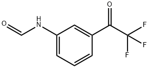 Formamide, N-[3-(trifluoroacetyl)phenyl]- (9CI) Structure