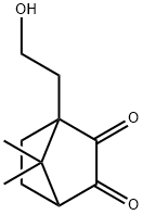 Bicyclo[2.2.1]heptane-2,3-dione, 1-(2-hydroxyethyl)-7,7-dimethyl- (9CI) 구조식 이미지