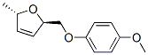 Furan, 2,5-dihydro-2-[(4-methoxyphenoxy)methyl]-5-methyl-, (2R,5S)- (9CI) 구조식 이미지