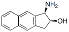 1H-Benz[f]inden-2-ol,1-amino-2,3-dihydro-,(1R,2S)-(9CI) 구조식 이미지