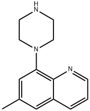 퀴놀린,6-메틸-8-(1-피페라지닐)-(9CI) 구조식 이미지