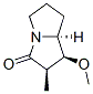 3H-Pyrrolizin-3-one,hexahydro-1-methoxy-2-methyl-,(1S,2R,7aS)-(9CI) 구조식 이미지