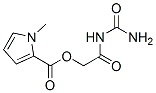1H-Pyrrole-2-carboxylicacid,1-methyl-,2-[(aminocarbonyl)amino]-2-oxoethylester(9CI) 구조식 이미지