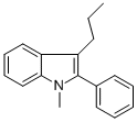 1-METHYL-2-PHENYL-3-PROPYLINDOLE Structure