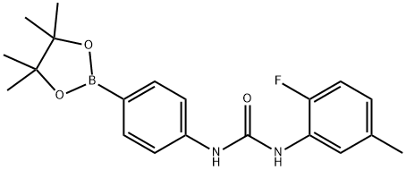 796967-18-5 Urea, N-(2-fluoro-5-Methylphenyl)-N'-[4-(4,4,5,5-tetraMethyl-1,3,2-dioxaborola n-2-yl)phenyl]-