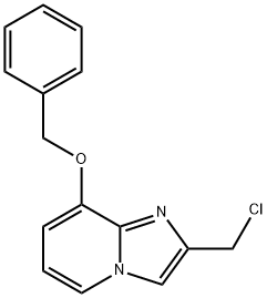 8-BENZYLOXY-2-CHLOROMETHYL-IMIDAZO[1,2-A]PYRIDINE Structure
