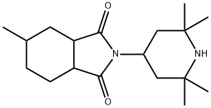 헥사히드로-4-메틸-N-(2,2,6,6-테트라메틸-4-피페리딜)프탈이미드 구조식 이미지