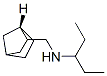 Bicyclo[2.2.1]heptane-2-methanamine, N-(1-ethylpropyl)-, (1S-endo)- (9CI) Structure