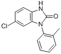 2H-Benzimidazol-2-one, 1,3-dihydro-6-chloro-1-(2-methylphenyl)- 구조식 이미지