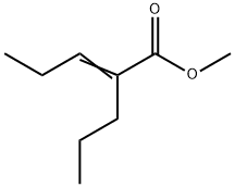 3-Pentenoic acid, 2-propyl-, Methyl ester Structure