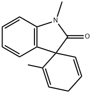 Spiro[2,5-cyclohexadiene-1,3-[3H]indol]-2(1H)-one, 1,2-dimethyl- (9CI) Structure
