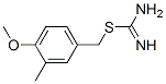 Carbamimidothioic acid, (4-methoxy-3-methylphenyl)methyl ester (9CI) Structure