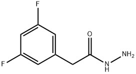 2-(3,5-디플루오로페닐)아세토하이드라자이드 구조식 이미지