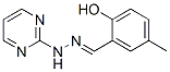 벤즈알데히드,2-히드록시-5-메틸-,2-피리미디닐히드라존(9CI) 구조식 이미지