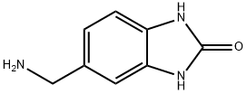 5-(aminomethyl)-1,3-dihydro-2H-benzimidazol-2-one(SALTDATA: HCl 0.15H2O) 구조식 이미지