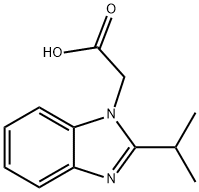(2-ISOPROPYL-BENZOIMIDAZOL-1-YL)-ACETIC ACID Structure