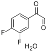 3,4-DIFLUOROPHENYLGLYOXAL HYDRATE 구조식 이미지