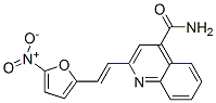 2-(2-(5-NITRO-2-FURYL)VINYL)-4-QUINOLINECARBOXAMIDE 구조식 이미지