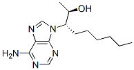 (R-(R*,S*))-6-Amino-beta-hexyl-alpha-methyl-9H-purine-9-ethanol Structure