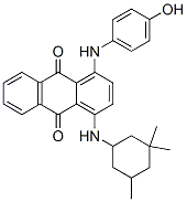 1-[(4-hydroxyphenyl)amino]-4-[(3,3,5-trimethylcyclohexyl)amino]anthraquinone Structure