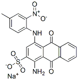 sodium 1-amino-9,10-dihydro-4-[(4-methyl-2-nitrophenyl)amino]-9,10-dioxoanthracene-2-sulphonate Structure