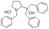 알파,알파,1-트리스(페닐메틸)-2-피롤리딘메탄올염산염 구조식 이미지
