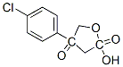 4-(4-chlorophenyl)-2-hydroxytetronic acid Structure