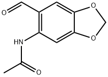 N-(6-포르밀-벤조[1,3]다이옥솔-5-YL)-아세타미드 구조식 이미지