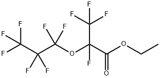 ETHYL PERFLUORO(2-METHYL-3-OXAHEXANOATE) Structure