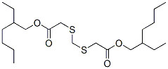 비스(2-에틸헥실)2,2'-[메틸렌비스(티오)]비스아세테이트 구조식 이미지