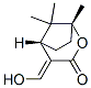 2-Oxabicyclo[3.2.1]octan-3-one,4-(hydroxymethylene)-1,8,8-trimethyl-,(1R,4E,5S)-(9CI) Structure