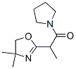 Pyrrolidine, 1-[2-(4,5-dihydro-4,4-dimethyl-2-oxazolyl)-1-oxopropyl]- (9CI) Structure