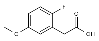 2-(2-fluoro-5-Methoxyphenyl)acetic acid Structure