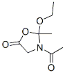 5-Oxazolidinone,  3-acetyl-2-ethoxy-2-methyl- Structure