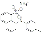 ammonium 8-(p-tolylamino)naphthalene-1-sulphonate Structure