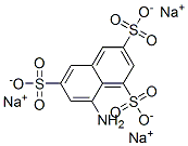 8-Amino-1,3,6-naphthalenetrisulfonic acid sodium salt Structure