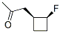 2-Propanone, 1-(2-fluorocyclobutyl)-, cis- (9CI) Structure
