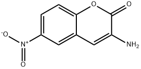 3-Amino-6-nitro-2H-1-benzopyran-2-one Structure