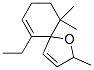 6-ethyl-2,10,10-trimethyl-1-oxaspiro[4.5]deca-3,6-diene Structure