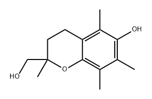 2-HYDROXYMETHYL-2,5,7,8-TETRAMETHYLCHROMAN-6-OL Structure