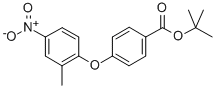 TERT-BUTYL 4-(2-METHYL-4-NITROPHENOXY)BENZOATE 구조식 이미지