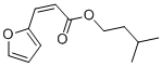 3-methylbutyl 3-(2-furyl)acrylate Structure