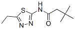 Butanamide, N-(5-ethyl-1,3,4-thiadiazol-2-yl)-3,3-dimethyl- (9CI) Structure