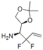 1,3-Dioxolane-4-methanamine,alpha-(1,1-difluoro-2-propenyl)-2,2-dimethyl-,(alphaS,4S)-(9CI) Structure