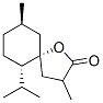 1-Oxaspiro[4.5]decan-2-one,3,9-dimethyl-6-(1-methylethyl)-,(5R,6S,9R)-(9CI) Structure