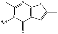 3-AMINO-2,6-DIMETHYLTHIENO[2,3-D]PYRIMIDIN-4(3H)-ONE 구조식 이미지