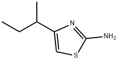 2-티아졸아민,4-(1-메틸프로필)- 구조식 이미지