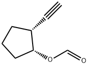 Cyclopentanol, 2-ethynyl-, formate, cis- (9CI) Structure