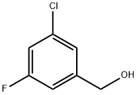 3-CHLORO-5-FLUOROBENZYL ALCOHOL Structure