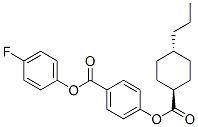 4-플루오로페닐4-(트랜스-4-프로필시클로헥실카르보닐옥시)벤조에이트 구조식 이미지